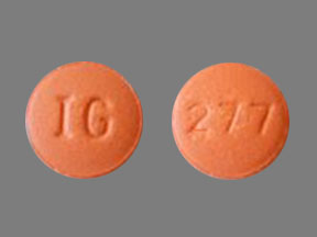 Pill IG 277 Tan Round is Hydroxyzine Hydrochloride