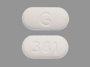Pill G 381 White Capsule-shape is Riluzole