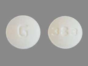 Pill G 383 White Round is Eszopiclone