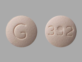 Pill G 392 Beige Round is Montelukast Sodium