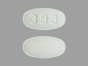 Pill 393 White Oval is Raloxifene Hydrochloride