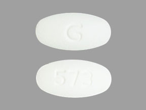 Pill G 573 White Oval is Voriconazole