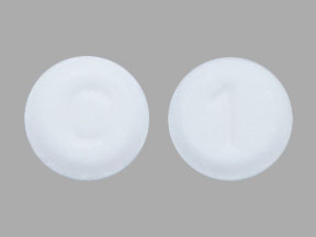 Pill C 1 White Round is Nitroglycerin (Sublingual)