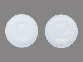 Pill C 2 White Round is Nitroglycerin (Sublingual)