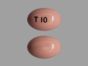 Pill T 10 Pink Oval is Tretinoin