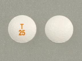 Pill T 25 White Round is Tarceva
