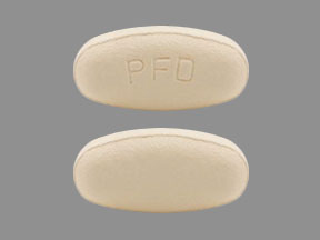 Pill PFD Yellow Elliptical/Oval is Esbriet