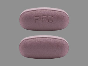 Pill PFD Brown Oval is Esbriet