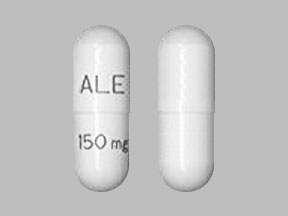 Pill ALE 150 mg White Capsule/Oblong is Alecensa