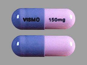 Pill 150 mg VISMO Pink Capsule/Oblong is Erivedge