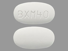 Pill BXM40 White Capsule/Oblong is Xofluza