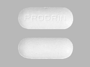 Pill PRODRIN White Elliptical/Oval is Prodrin