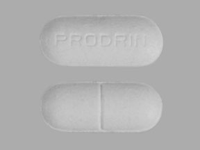 Pill PRODRIN White Capsule/Oblong is Prodrin