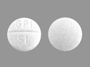 Pill GPI S1 White Round is Promolaxin