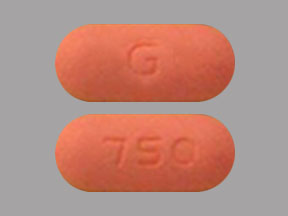 G 750 Pill Images Orange Capsule Shape
