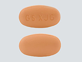 Pill GS XJG Orange Elliptical/Oval is Tykerb