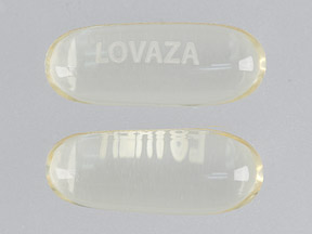 Lovaza omega-3-acid ethyl esters 1000 mg LOVAZA