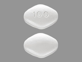 Pill 100 White Four-sided is Sildenafil Citrate