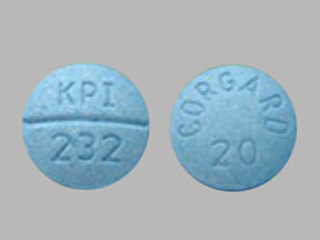 Nadolol 20 mg CORGARD 20 KPI 232