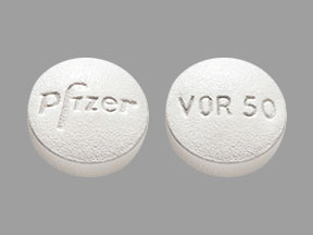 La pilule Pfizer VOR50 est Vfend 50 mg