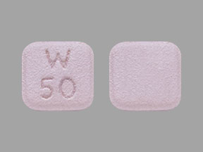 Pill W 50 Pink Four-sided is Pristiq
