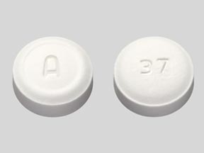 Pill A 37 White Round is Mirtazapine (Orally Disintegrating)