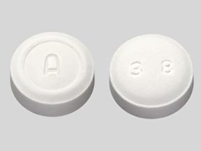 Pill A 38 White Round is Mirtazapine (Orally Disintegrating)