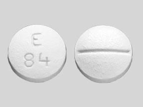 Pill E 84 White Round is Penicillin V Potassium