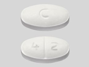Pill C 4 2 White Oval is Torsemide