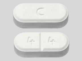 Pill C 4 4 White Capsule/Oblong is Torsemide