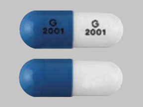 La pilule G 2001 G 2001 est du chlorhydrate de ziprasidone 20 mg