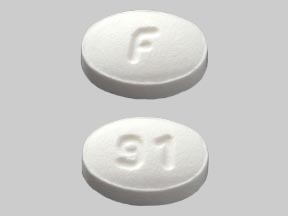Pill F 91 White Oval is Ondansetron Hydrochloride
