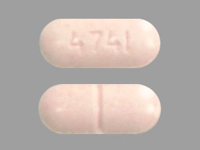 Pill 4741 Pink Capsule/Oblong is Citalopram Hydrobromide