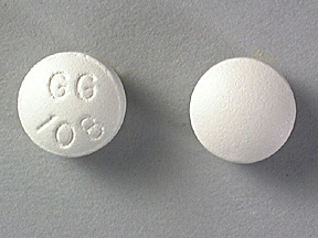 Pill GG 108 White Round is Perphenazine