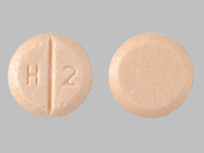 Pill H 2 Peach Round is Hydrochlorothiazide