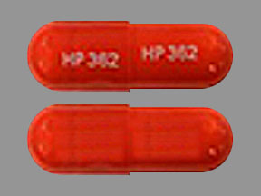 Pill HP 362 HP 362 Orange Capsule-shape is Amantadine Hydrochloride