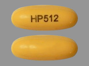 Pill HP512 Orange Capsule-shape is Nimodipine