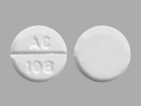 Pill AC 108 White Round is Glycopyrrolate