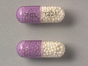 Pill TCL 1221 Pink & White Capsule/Oblong is Nitro-Time