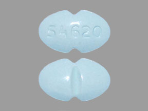 Pill 54 620 Blue Oval is Triazolam