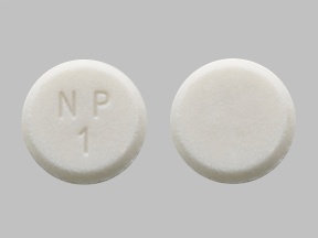 Pill NP 1 White Round is Rayos