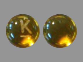 Pill K Brown Capsule/Oblong is Levothyroxine Sodium