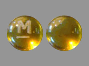 Pill M Brown Capsule/Oblong is Levothyroxine Sodium