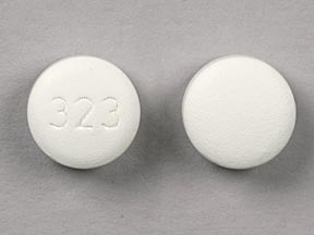 Pill 323 White Round is Anacin Advanced Headache Formula