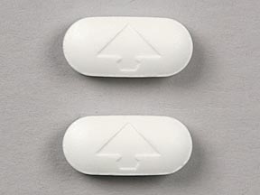 Pill Logo Logo White Capsule/Oblong is Anacin