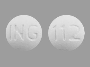 Pill ING 112 White Round is Desipramine Hydrochloride