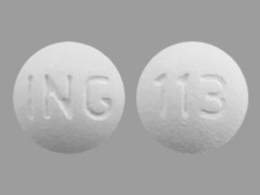 Pill ING 113 White Round is Desipramine Hydrochloride