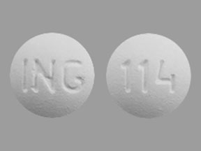 Pill ING 114 White Round is Desipramine Hydrochloride