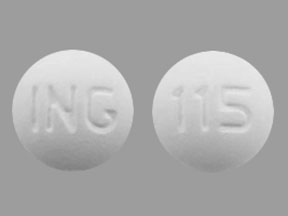 Pill ING 115 White Round is Desipramine Hydrochloride