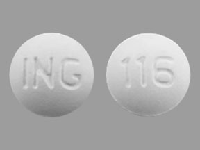 Pill ING 116 White Round is Desipramine Hydrochloride